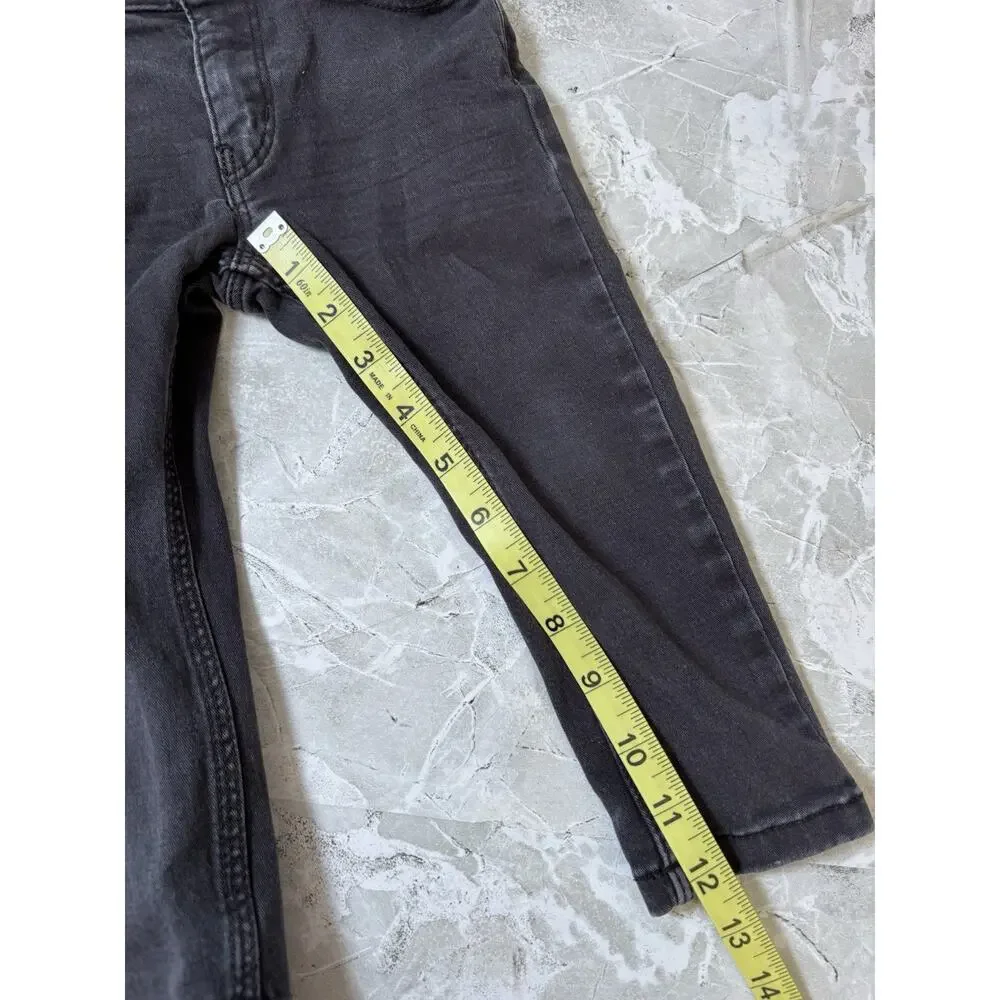 H&M Toddler Skinny Fit Black Jeans Size 1.5-2T‎ Unisex Stretch